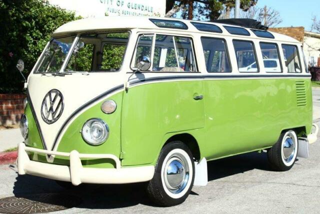 1972 Volkswagen Vanagon 23 Window Vanagon Type 2 Bus 93589 Miles Green Bus 4 Cyl 1972 Volkswagen Bus/Vanagon 23 Window Vanagon Type 2 Bus