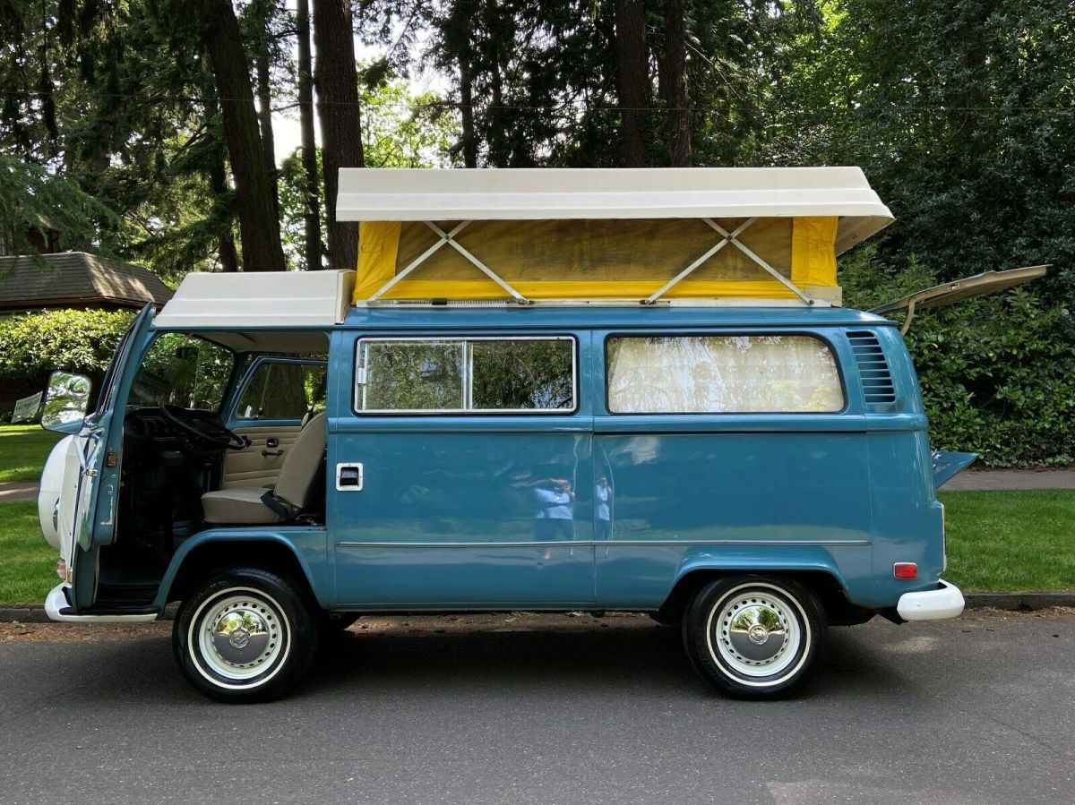 1972 VW Bus Westfaila Pop Top Camper Van 4-Speed 4'Cyl ONLY 64k Miles 2-Owner 1972 Volkswagen Bus/Vanagon Westfaila Pop Top