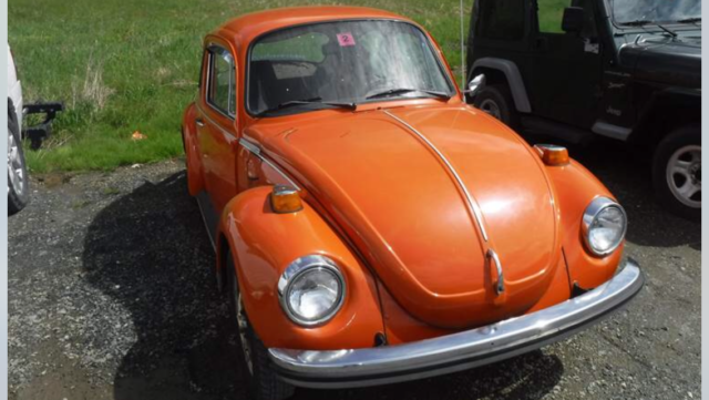 1972 VW Super Beetle Orange 1972 Volkswagen Beetle - Classic super beetle