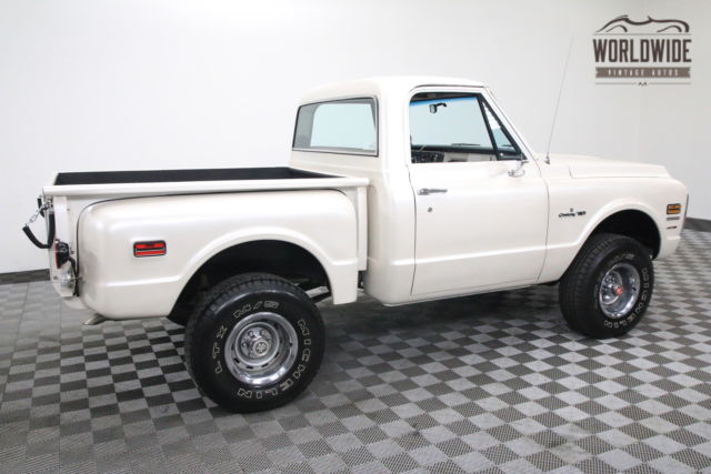 1972 Chevrolet PICKUP SHORTBOX STEPSIDE BIG BLOCK AUTO PEARL WHITE - photo 11
