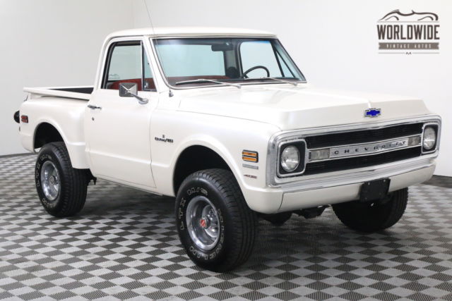 1972 Chevrolet PICKUP SHORTBOX STEPSIDE BIG BLOCK AUTO PEARL WHITE - photo 5