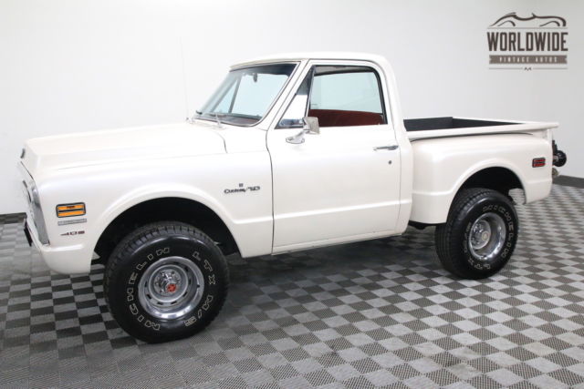1972 Chevrolet PICKUP SHORTBOX STEPSIDE BIG BLOCK AUTO PEARL WHITE - photo 6