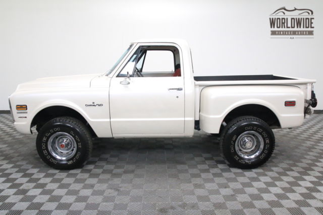 1972 Chevrolet PICKUP SHORTBOX STEPSIDE BIG BLOCK AUTO PEARL WHITE - photo 8
