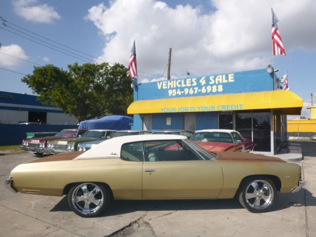 1972' CHEVROLET IMPALA CUSTOM COUPE SOLID BODY FLOORS TRUNK CLEAN TITLE 400CI 1972 Chevrolet Impala CUSTOM COUPE