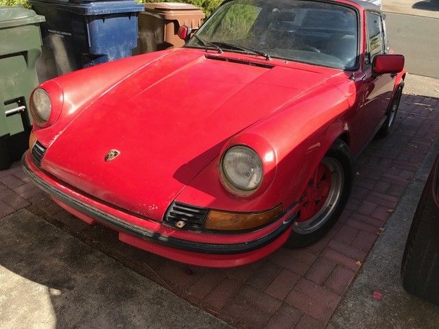 1973 1/2 porsche 911t targa factory s spoiler 1973 Porsche 911