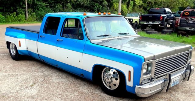 1973 Chevrolet C-10 C/K 3500 HD 454 CREW DUALLY TRUCK BAGGED C30 C-10 - photo 3