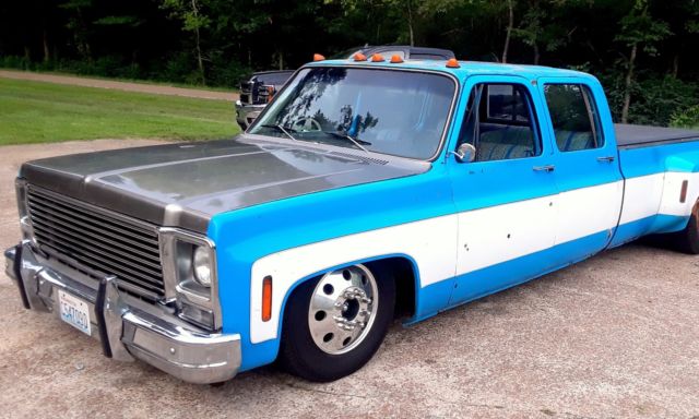 1973 Chevrolet C-10 C/K 3500 HD 454 CREW DUALLY TRUCK BAGGED C30 C-10 - photo 4