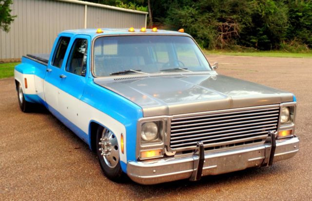 1973 Chevrolet C-10 C/K 3500 HD 454 CREW DUALLY TRUCK BAGGED C30 C-10 - photo 7