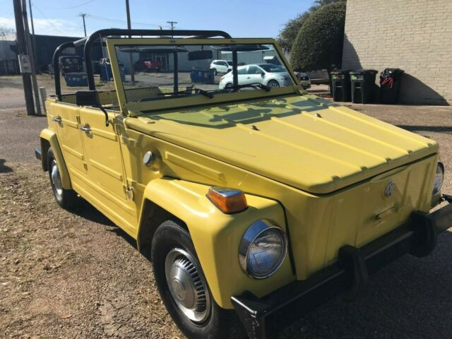 1973 4 Door Yellow Volkswagen Thing 1973 Volkswagen Thing