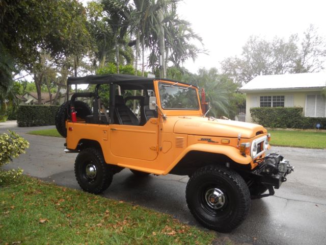 1973 4X4 FJ40 was meticulously restored & rust free 1973 Toyota Land Cruiser