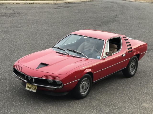 1973 Alfa Romeo Montreal Base 2.6L Red Great Driver 1973 Alfa Romeo Montreal Base
