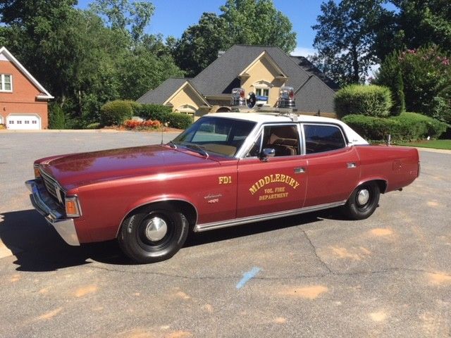 1973 AMC Ambassador Fire Chief's/Police car 1973 AMC AMBASSADOR