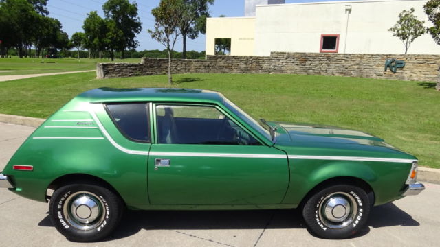 1973 AMC Gremlin Survivor Flashback '70s Fairway Green with air conditioning VID 1973 AMC Gremlin