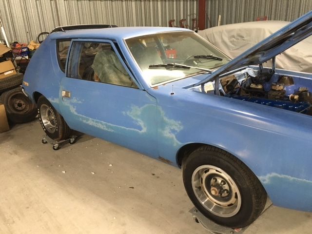 1973 amc gremlin X Maxi Blue with LEVI Interior 1973 AMC Gremlin X