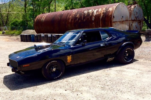 1973 AMC Javelin AMX Mad Max/Road Warrior Interceptor tribute car 1973 AMC Javelin