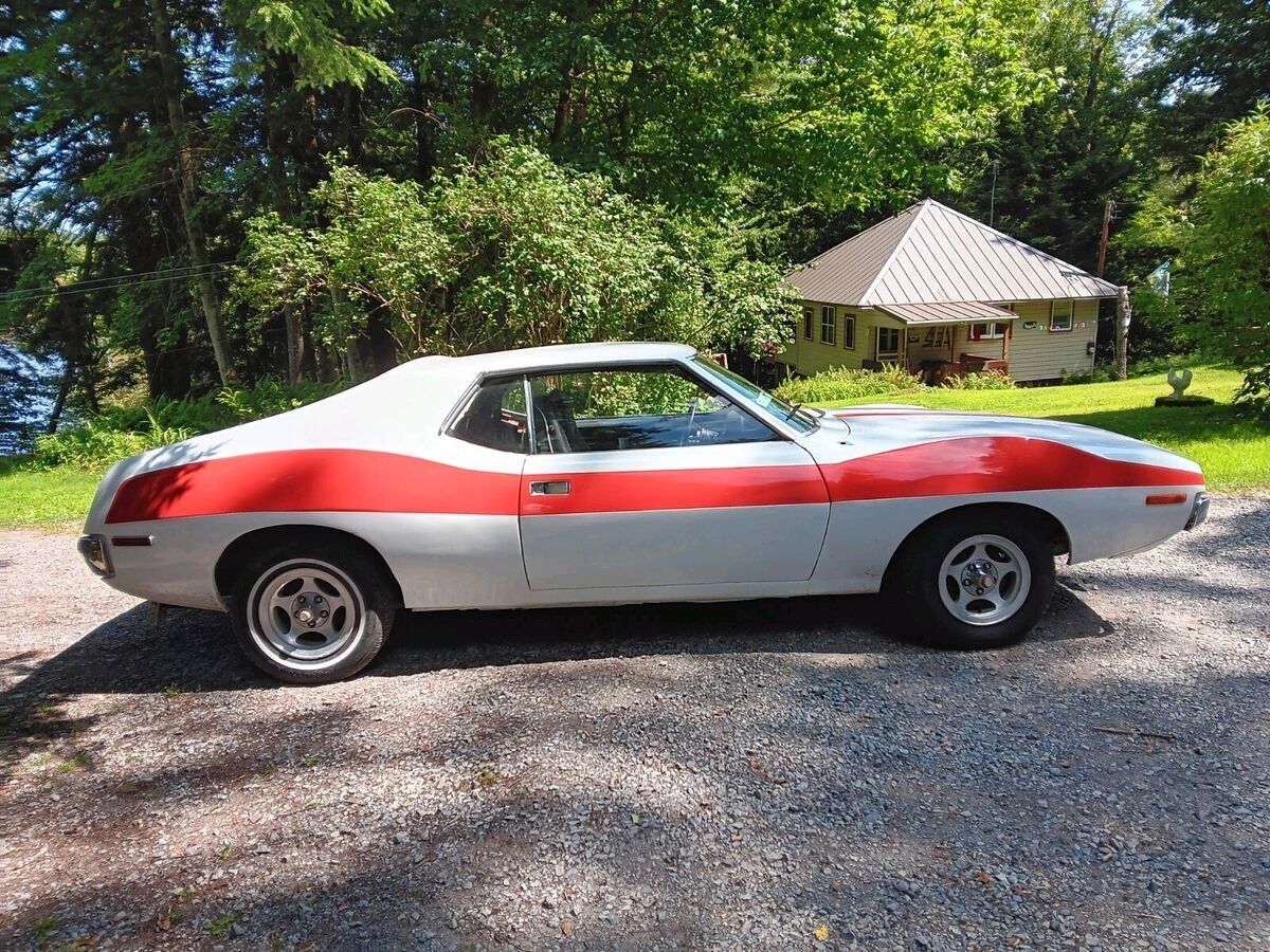 1973 AMC Javelin Coupe White RWD Automatic 1973 AMC Javelin