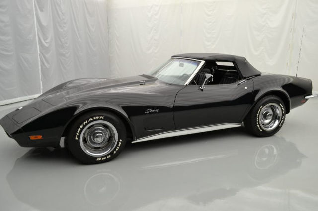 1973 BIG BLOCK Corvette w/LS4 454ci/275hp M40 Automatic Black A/C PB PS TILT 1973 Chevrolet Corvette Stingray BIG BLOCK