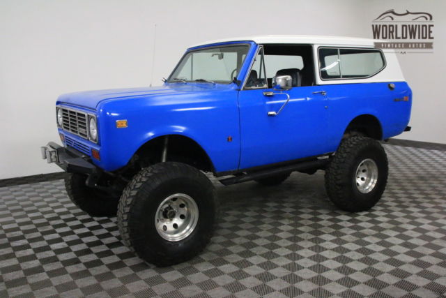 1973 Blue RESTORED. DANA 44'S. REBUILT 345 V8! 1973 International Harvester Scout RESTORED. DANA 44'S. REBUILT 345 V8