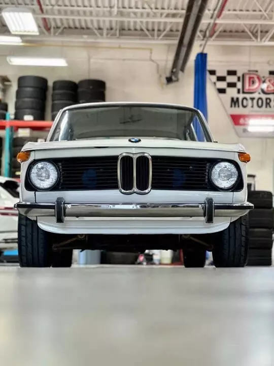 1973 BMW 2002 TII Sedan White 1973 BMW 2002