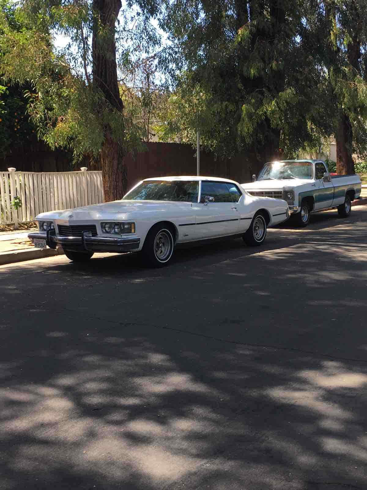 1973 Buick Boat Tail Riviera Sedan White RWD Automatic Base 1973 Buick Riviera Base