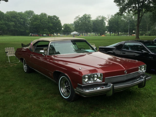 1973 Buick Centurion Convertible 455 55k Miles Survivor 85% Orig Paint X Sharp 1973 Buick Centurion 455