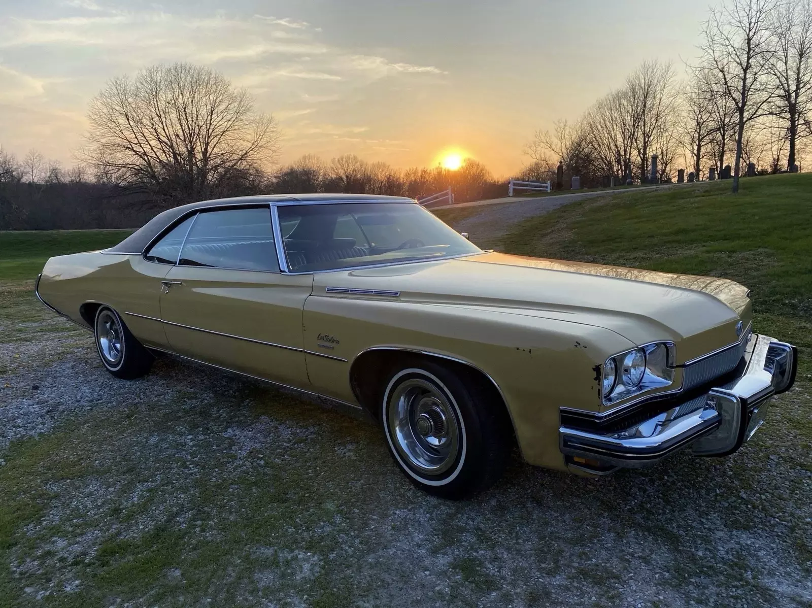 1973 Buick Le Sabre Coupe Yellow Custom 1973 Buick Le Sabre Custom