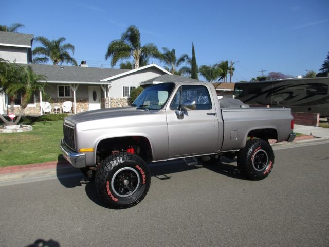 1973 c10 k10 shortbed 4x4 California rust free ck 1/2 ton truck fleetside ac,ps 1973 Chevrolet C-10