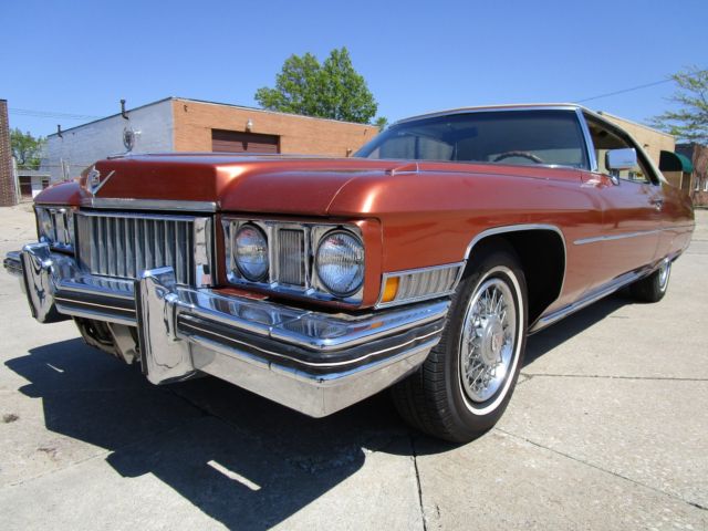 1973 Cadillac Coupe DeVille 47,000 Actual Miles - Beautiful Original Condition! 1973 Cadillac DeVille NO RESERVE AUCTION - LAST HIGHEST BIDDER WINS CAR!