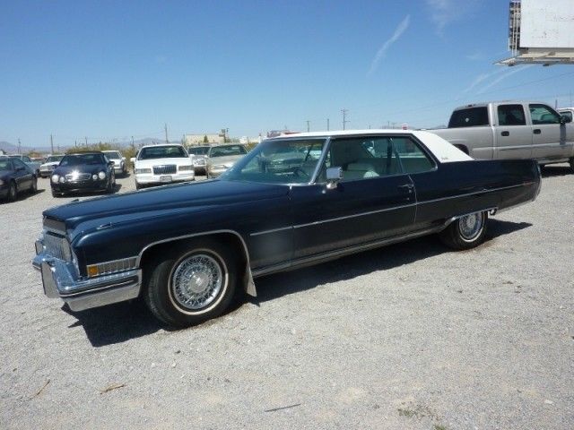 1973 CADILLAC COUPE DEVILLE 92000 MILES XINT NEVADA CAR ALL ORIGINAL VERY NICE 1973 Cadillac DeVille