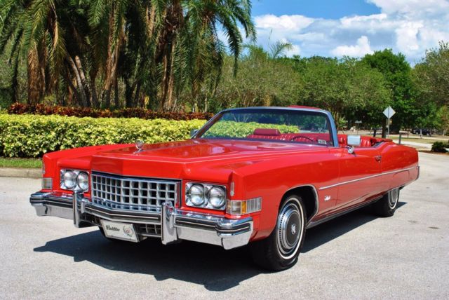 1973 Cadillac Eldorado Convertible 59,880 Actual Original Miles - photo 2