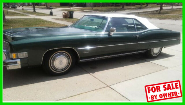 1973 Cadillac Eldorado Convertible 8-Cylinder Gas 4-Speed Automatic RWD c84368 1973 Cadillac Eldorado Convertible
