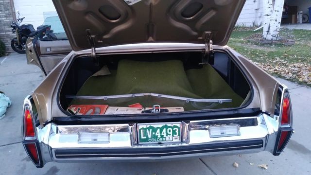 1973 Cadillac DeVille Gold with Tan Vinyl Top - photo 12