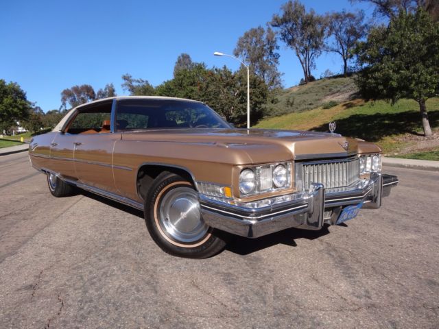 1973 CADILLAC SEDAN DEVIL, ALL ORIGINAL, ONE OWNER, COLLECTORS VEHCILE 1973 Cadillac DeVille