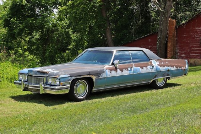 1973 Cadillac Sedan Deville, Patina, Rat Rod, Low Rider, unique patina, reduced! 1973 Cadillac DeVille