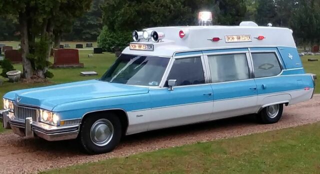 1973 Cadillac Superior Hi-top Ambulance Hearse sold new to Cape May NJ Fire Dept 1973 Cadillac Other