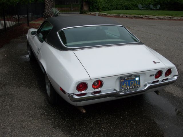 1973 Chevrolet Camaro White with Black Vinyl Top - photo 4