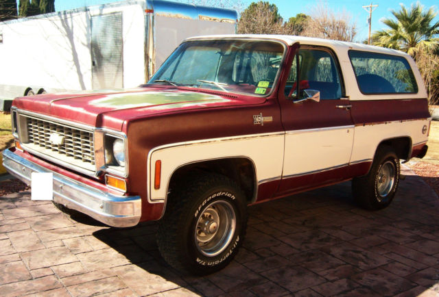 1973 CHEVROLET BLAZER K5 CHEYENNE-ORIGINAL-RUNS GREAT-NO RESERVE-ONLY 27K MILES 1973 Chevrolet Blazer