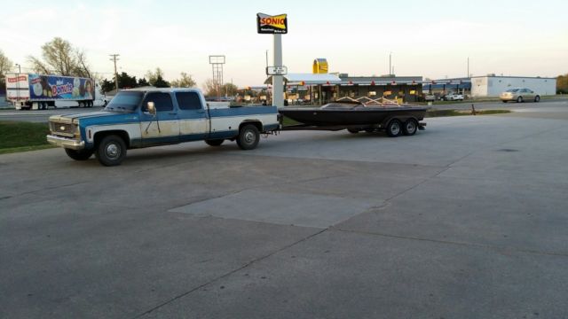 1973 Chevrolet C20 3+3 Crew Cab Camper Special Patina 3/4 ton fuel injected 350 1973 Chevrolet Other Pickups Cheyenne Super Camper Special