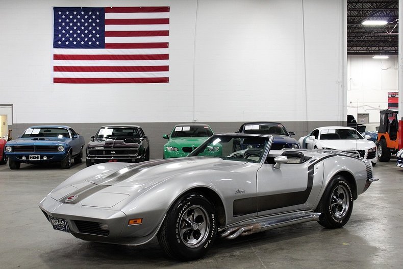 1973 Chevrolet Corvette 49208 Miles Silver Convertible 350cid V8 Automatic 1973 Chevrolet Corvette --