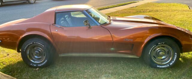 1973 Chevrolet Corvette C3 Coupe Orange RWD Automatic 1973 Chevrolet Corvette