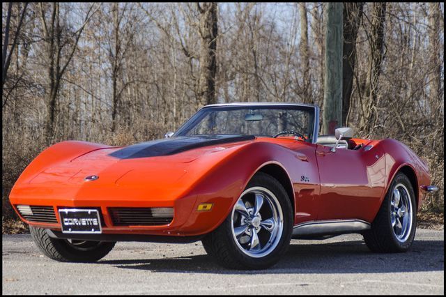 1973 Chevrolet Corvette Convertible 115,150 Miles Orange 350 Automatic 1973 Chevrolet Corvette Convertible