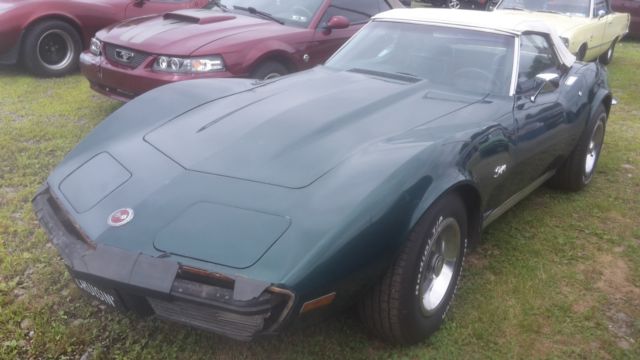 1973 CHEVROLET CORVETTE CONVERTIBLE. LOCAL ESTATE FIND 1973 Chevrolet Corvette