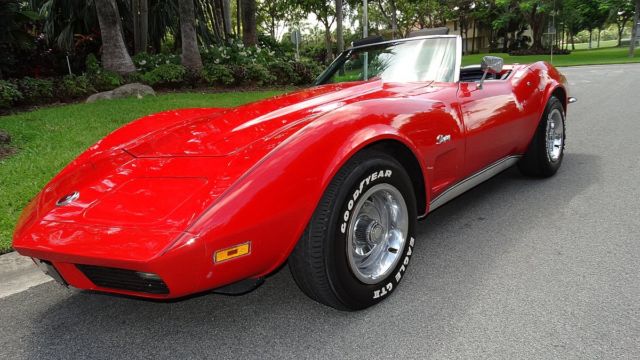 1973 CHEVROLET CORVETTE CONVERTIBLE TWO OWNER ORIGINAL CAR MATCHING NUMBERS 1973 Chevrolet Corvette FACTORY STOCK