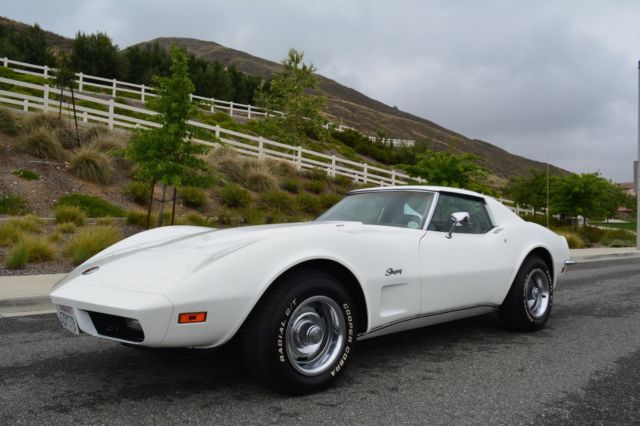 1973 Chevrolet Corvette Coupe 454 Big Block LS4 Auto Ttop #'s Match CA Car Resto 1973 Chevrolet Corvette Ttop