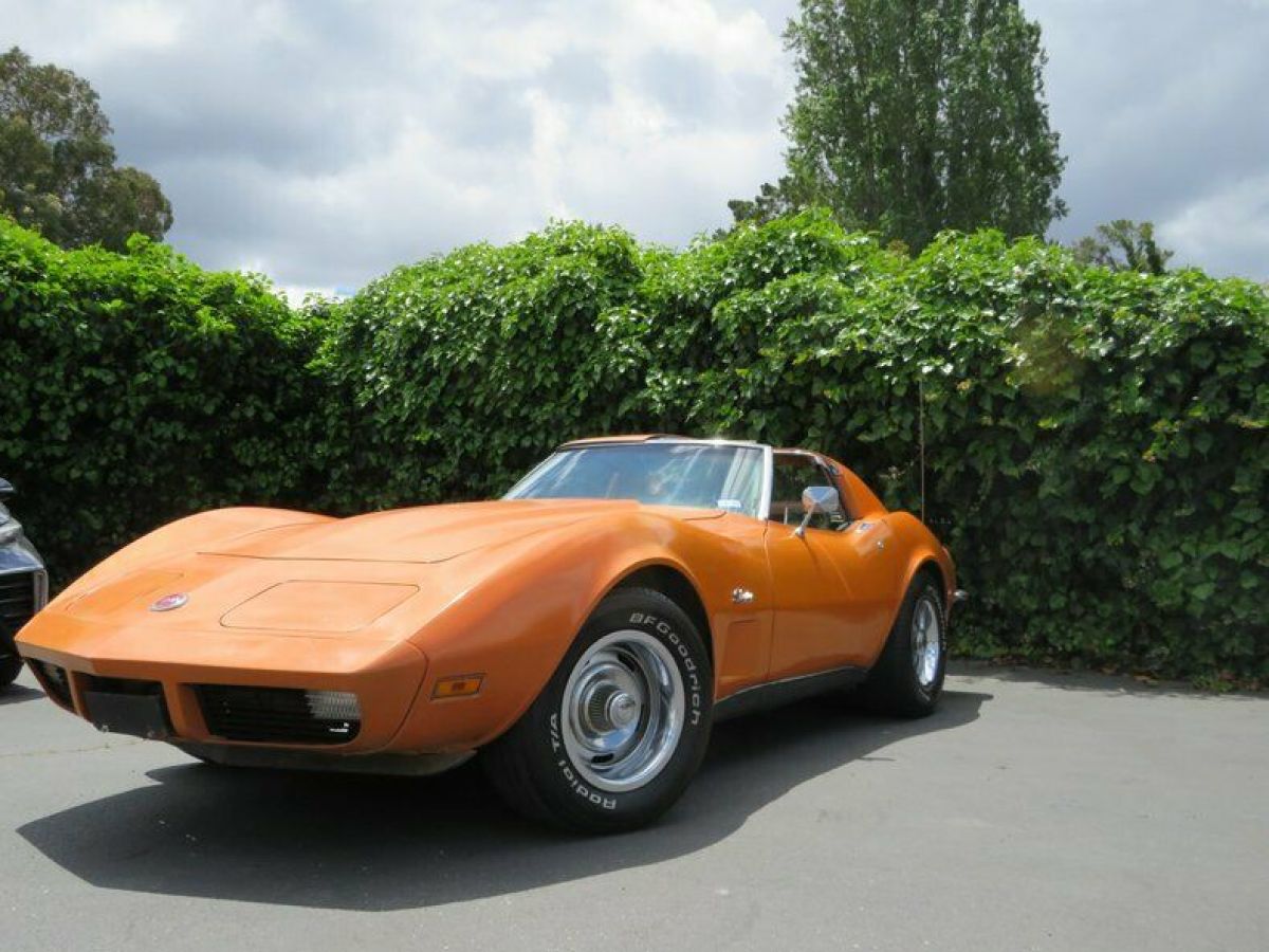 1973 Chevrolet Corvette Matching #s Survivor Runs Great Ice Cold Air Available A 1973 Chevrolet Corvette