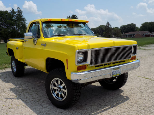 1973 Chevrolet K-10 Custom Deluxe 4x4 Step-side Long bed 1973 Chevrolet C/K Pickup 1500 Custom Deluxe