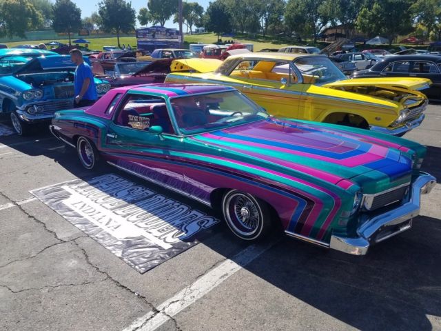1973 Chevrolet Monte Carlo hot lowrider rod v8 auto kandy paint 13x7 zeniths 1973 Chevrolet Monte Carlo