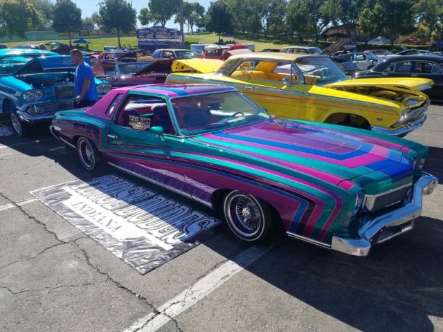 1973 Chevrolet Monte Carlo Lowrider 14 spoke rims 2 pump CCE lay play NO RESERVE 1973 Chevrolet Monte Carlo