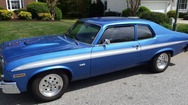 1973 Chevrolet Nova 350 V8 Turbo 400 Bucket Seats, HEI, Edlebrock, Hooker 1973 Chevrolet Nova