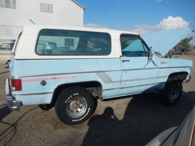 1973 CHEVY BLAZER WEST TEXAS BARN FIND FULL REMOVABLE TOP AUTOMATIC A/C 1974 1973 Chevrolet Blazer Blazer 4x4